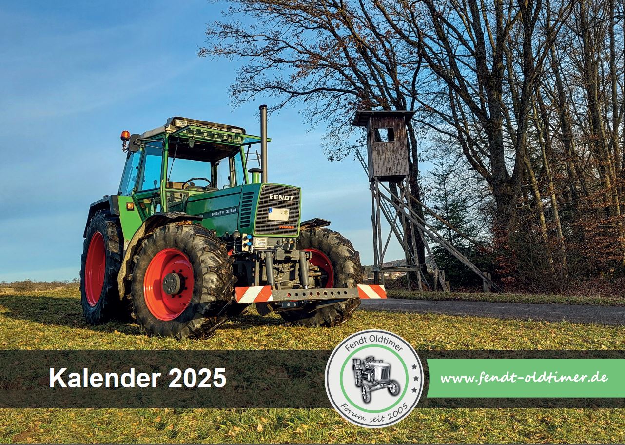 Fendt Oldtimer Kalender 2025